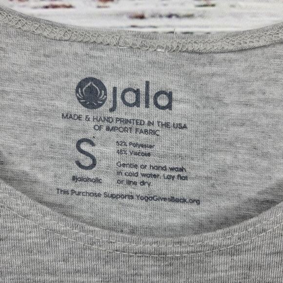 Jala Yoga Tank Top Grey Cactus Graphic | Small - Picture 4 of 5